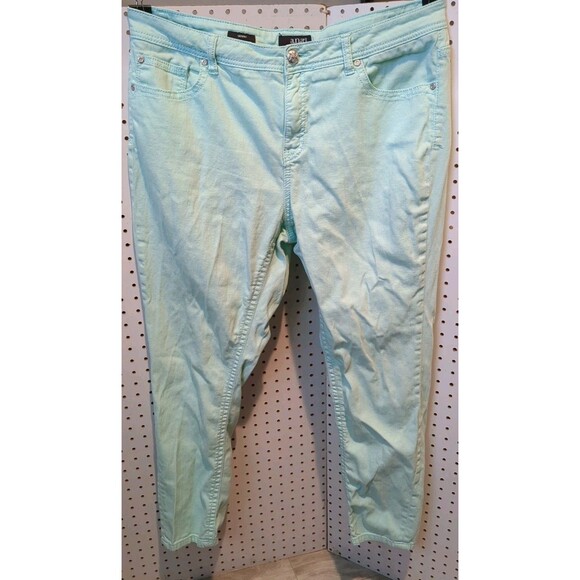 a.n.a Denim - Ana A New Approach Jeans 18W Green Denim Skinny